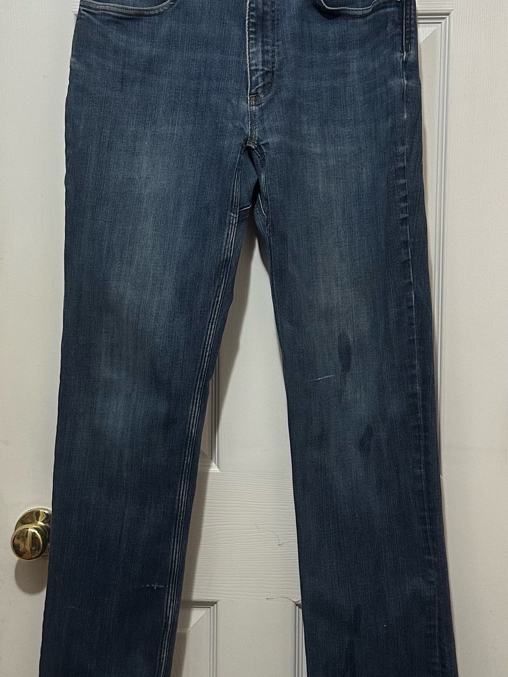 Duluth Trading Co Men's Straight-Leg Ballroom Indigo Jeans 32x34